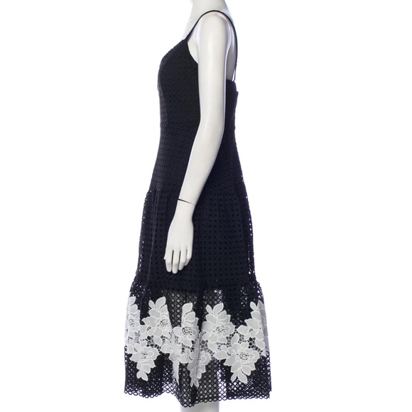 MARCHESA Lace Pattern Midi Length Dress - Picture 2 of 11